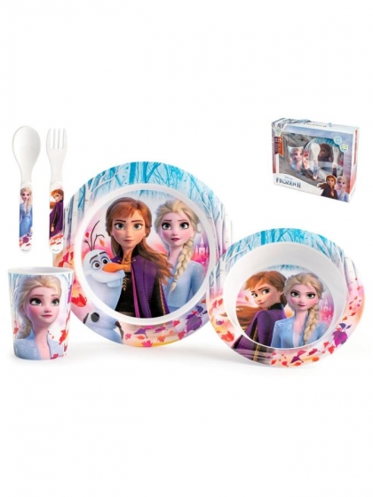 Disney, Set pappa in melamina 5 pezzi Frozen II